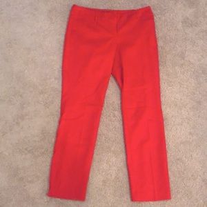 Red dress pants